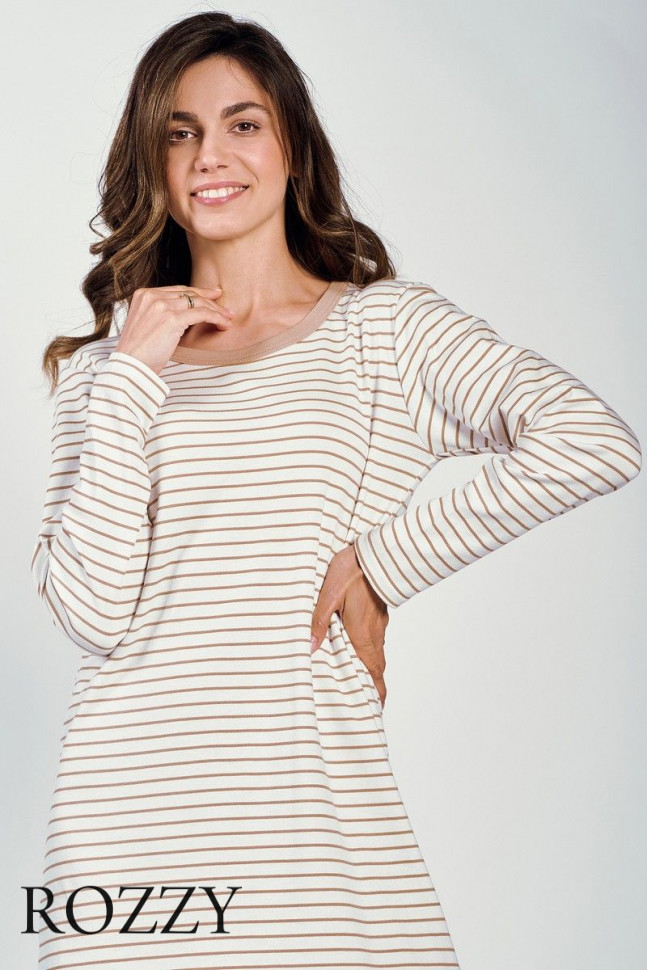 Сорочка хлопковая Taro Maggie 3227 светло-бежевый