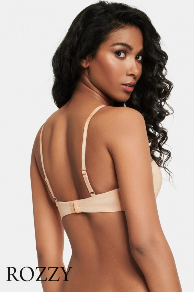 Бюстгальтер балконет пуш-ап Esotiq Raffen 39719 бежевый