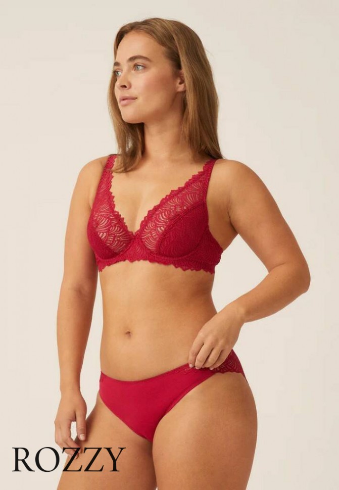 Бюстгальтер Naturana The Friday 7675 бордовый К