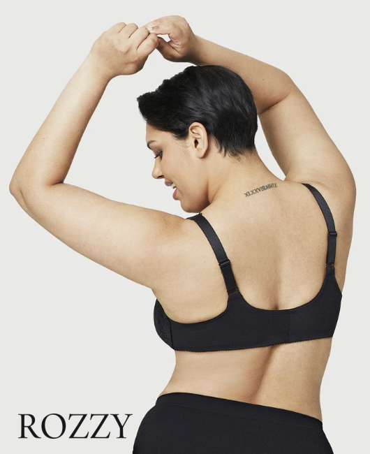 Бюстгальтер спереди застежка Glamorise GI9245 черный