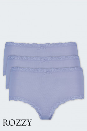 Трусы макси Nina Von C Cosy 1616058499 голубой (уп.3шт.)