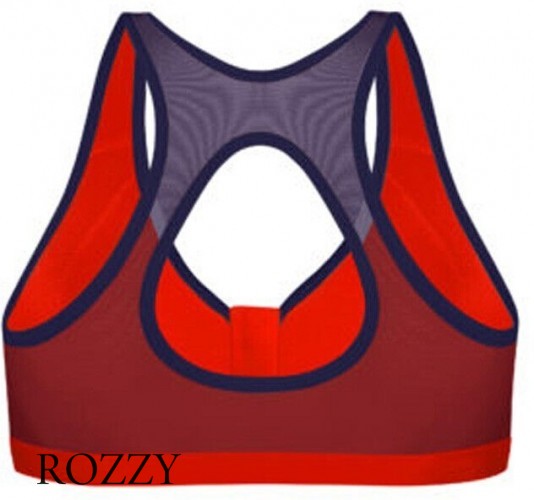 Бюстгальтер спортивный без косточек Shock Absorber S00BW фиолетовый/цитрон